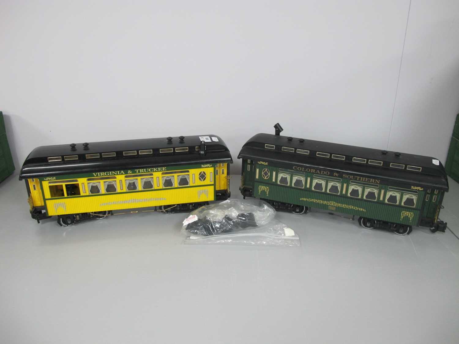 Lot 889 - Two G Gauge Outline American Passenger Cars...