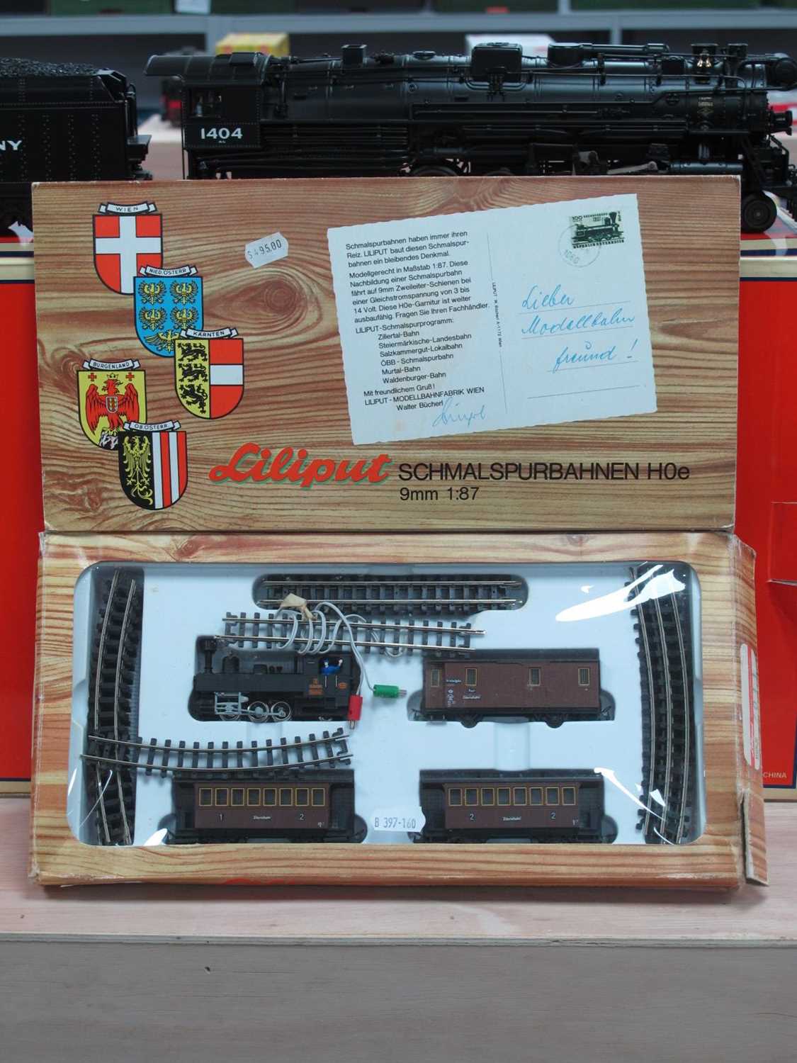 Lot 910 - A Liliput Narrow Gauge HOe 1:87 Set comprising...