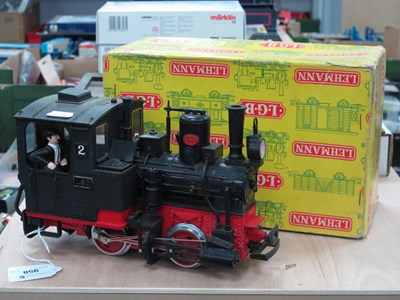 Lot 958 - LGB Lehmann G Gauge 2010D 0-4-0 Outline Steam...