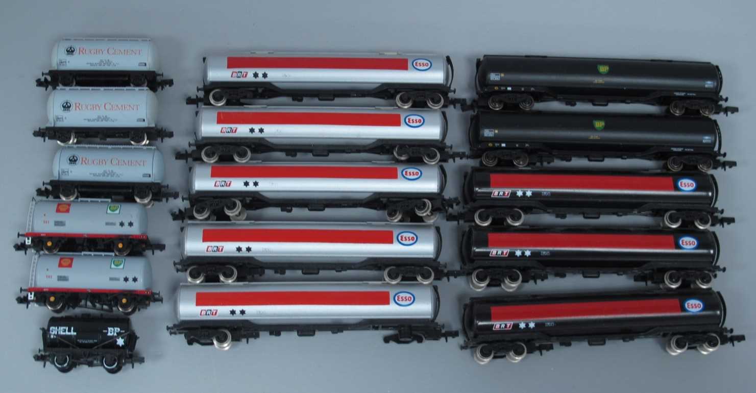 Lot 961 - Sixteen N Gauge Rolling Stock Tankers by...