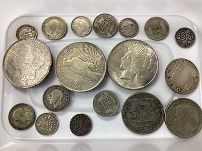 Lot 467 - Collection Of Silver Coins, including a USA...