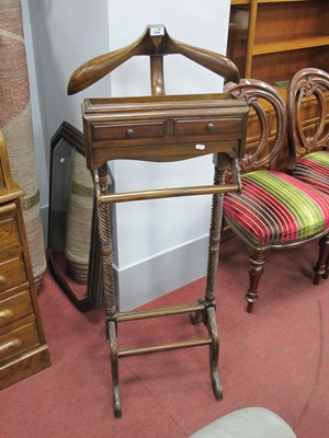 Lot 1594 - Gentleman's Valet Stand, with two small...