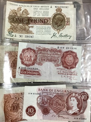 Lot 453 - Large Collection Of Mainly GB Banknotes,...