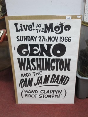 Lot 1528 - Poster - Reproduction Live at The Mojo Geno...