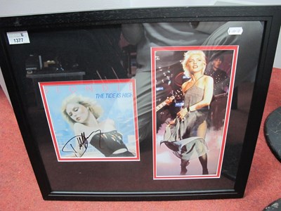 Lot 1377 - Debbie Harry Autograph, black pen signed...