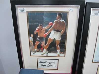 Lot 1384 - Floyd Patterson Autograph, black pen signed...