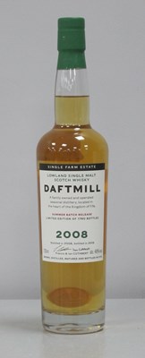 Lot 130 - Daftmill (Fife) Lowland Single Malt Scotch...