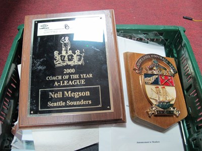 Lot 896 - Don Megson Memorabilia - Coach of The A-League...