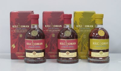 Lot 141 - Kilchoman Islay Single Malt Scotch Whisky; Red...