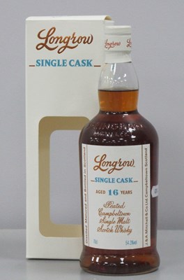 Lot 158 - Longrow Single Cask Aged 16 Years Peated...