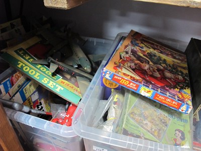 Lot 1152 - Large Quantity of Mid XX Century Toys, Games,...