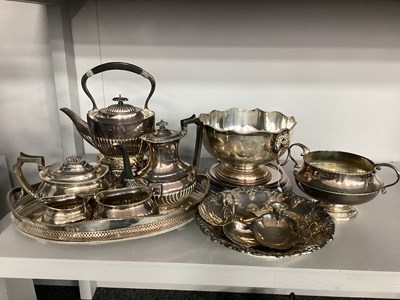 Lot 78 - Plated Ware, including GCT&Co plated circular...