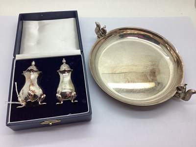 Lot 158 - A Pair of Hallmarked Silver Pepperettes, FH,...