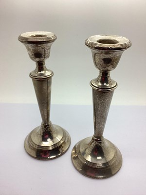 Lot 175 - A Matched Pair of Hallmarked Silver...