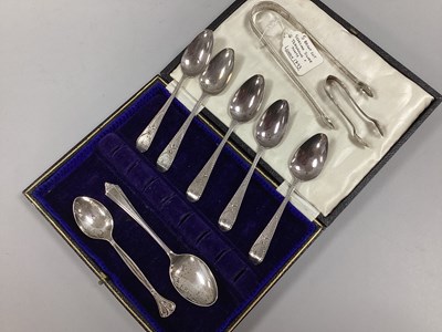 Lot 183 - A Set of Five Part Hallmarked Silver Teaspoons,...