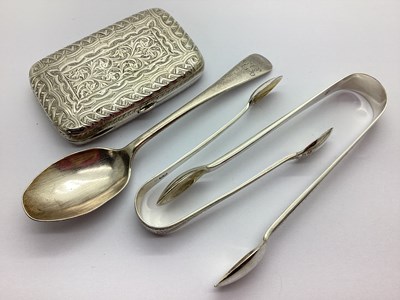 Lot 148 - A Small Decorative Hallmarked Silver Cigarette...