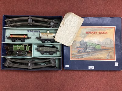 Lot 584 - A Post War Hornby 'O' Guage Train Set No 201 L....