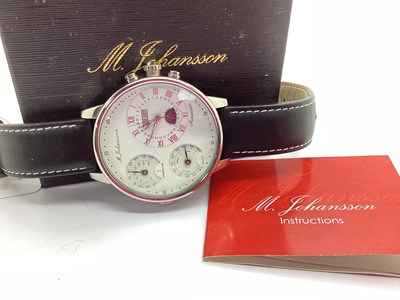 Lot 275 - M. Johansson Modern Oversize Automatic Gent's...