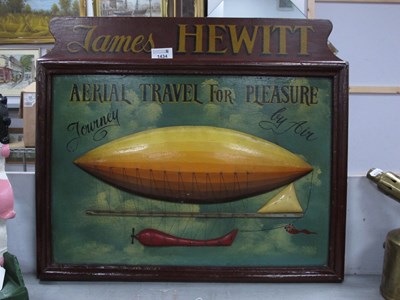 Lot 1434 - A late XX century hand painted pub advertising...