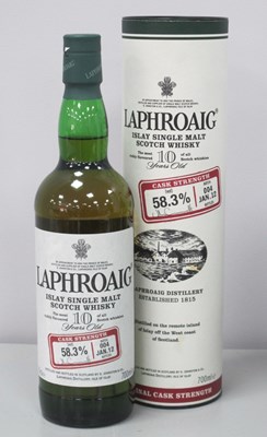 Lot 183 - Laphroaig Islay Single Malt Scotch Whisky 10...