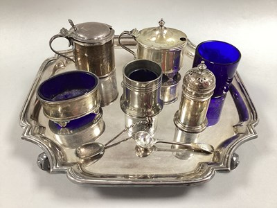 Lot 142 - Two Hallmarked Silver Lidded Mustard Pots,...