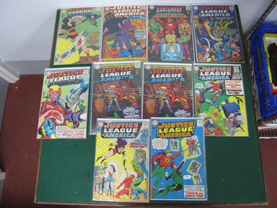 Lot 512 - Ten Justice League of America Comics Books by...