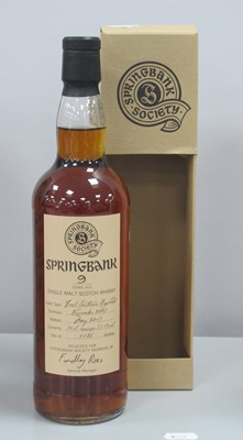 Lot 202 - Springbank Society Springbank Single Malt...