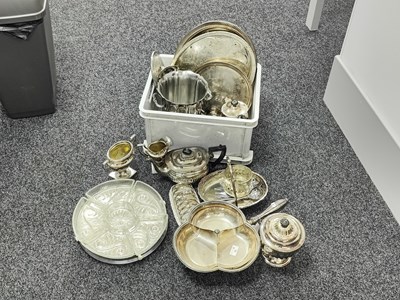 Lot 75 - A Mixed Lot of Assorted Plated Ware, including...