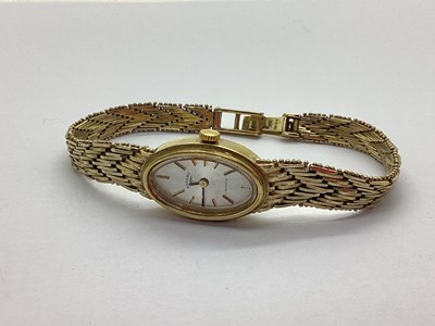 Lot 211 - Rotary; A 9ct Gold Cased Ladies Wristwatch,...