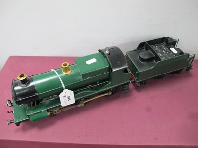 Lot 345 - A Gauge One/10mm Scratch/Kit Live Steam 4-4-0...