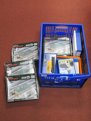 Lot 401 - Nine 'N' Gauge Trackside/Layout Building Kits,...