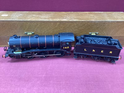 Lot 589 - An 'O' Gauge/7mm Kit Built 2-6-0 (Mogul?)...