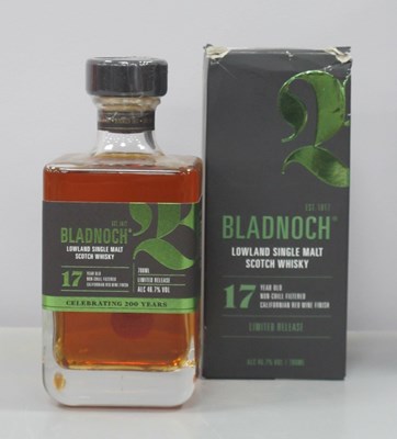 Lot 265 - Bladnoch Lowland Single Malt Scotch Whisky 17...