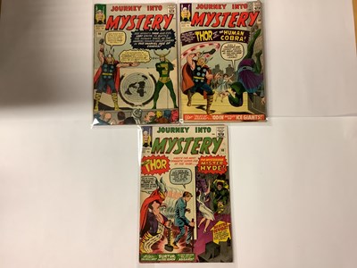 Lot 742 - Three Journey Into Mystery Marvel Comics,...