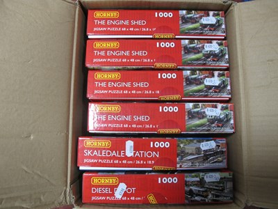 Lot 392 - Six Hornby 1000 pcs. Jigsaw Puzzles. All...