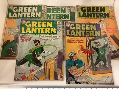 Lot 744 - Five Green Lantern DC Comics, comprising #12,...