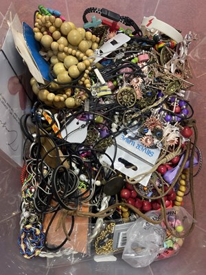 Lot 57 - An Assortment of Costume Jewellery :- One Box