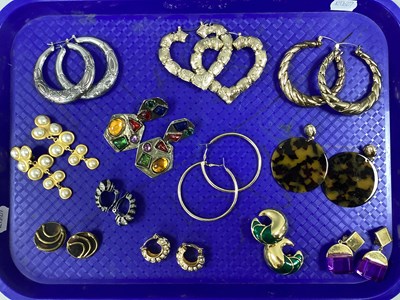 Lot 34 - An Assortment of Statement Clip-On Earrings,...