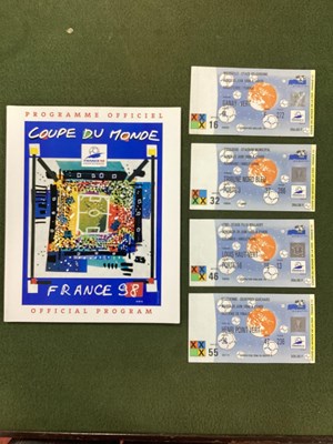 Lot 840 - 1998 World Cup, England Tickets for games v....