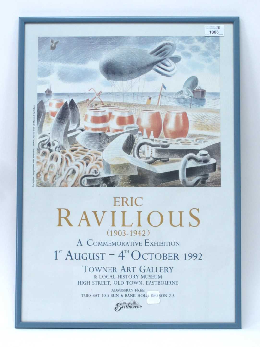 Eric Ravilious Star Lot 1063 - Eric Ravilious - A Commemorative Exhibition