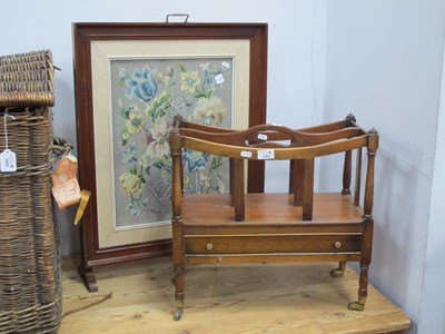 Lot 1503 - Mahogany Canterbury, together with a...