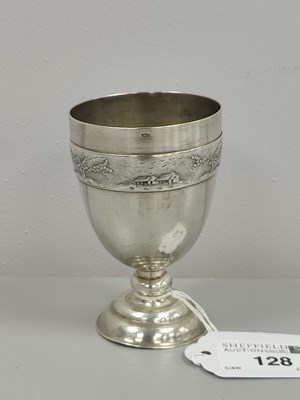 Lot 128 - A Vietnamese Goblet, stamped to base "Vietnam...