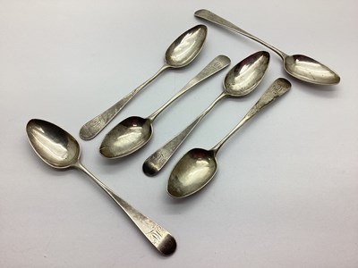 Lot 173 - A Matched Set of Six Part Hallmarked Silver...