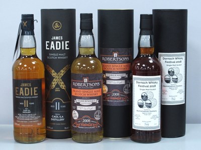 Lot 306 - James Edie Single Malt Scotch Whisky Aged 11...