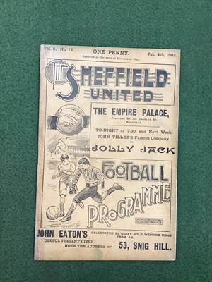 Lot 903 - 1902 Sheffield United v. Nottingham Forest...