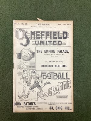 Lot 905 - 1902 Sheffield United v. Grimsby Town...