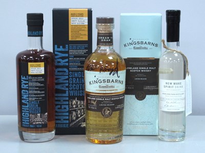 Lot 308 - Arbikie Highland Rye Single Grain Scotch...