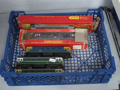 Lot 492 - Five 'OO' Gauge/4mm Bo-Bo Diesel Locomotives,...