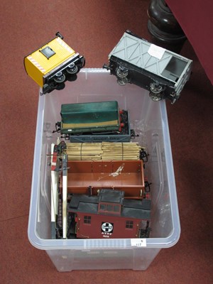 Lot 417 - Eleven 'G' Gauge Kit/Scratch Built Items of...