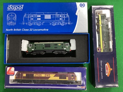 Lot 514 - Three 'OO' Gauge/4mm Boxed Diesel Locomotives,...